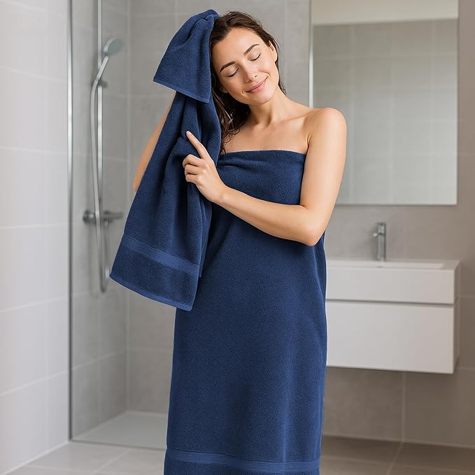 REDKISS 2 Pack 70"x35" Extra Large Bath Sheets - Image 2