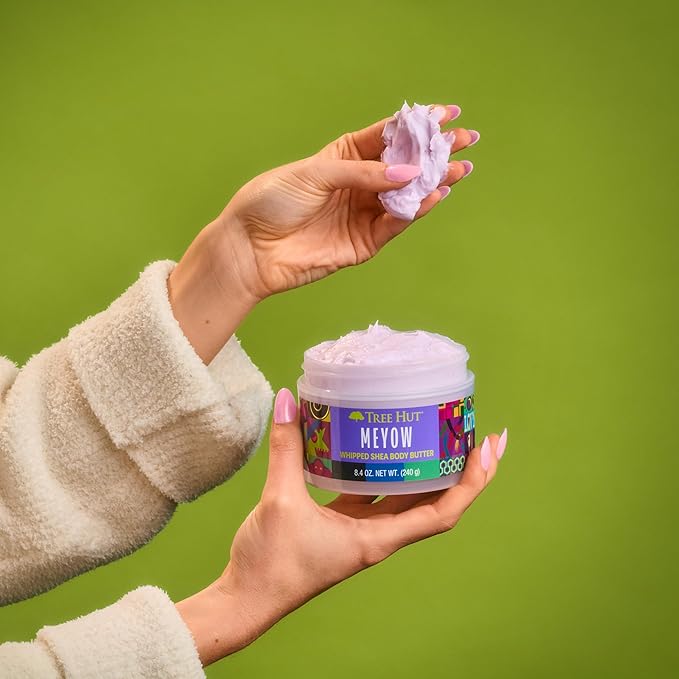 Tree Hut Meyow Whipped Shea Body Butter, Hydrating & Nourishing Body Lotion - Image 3