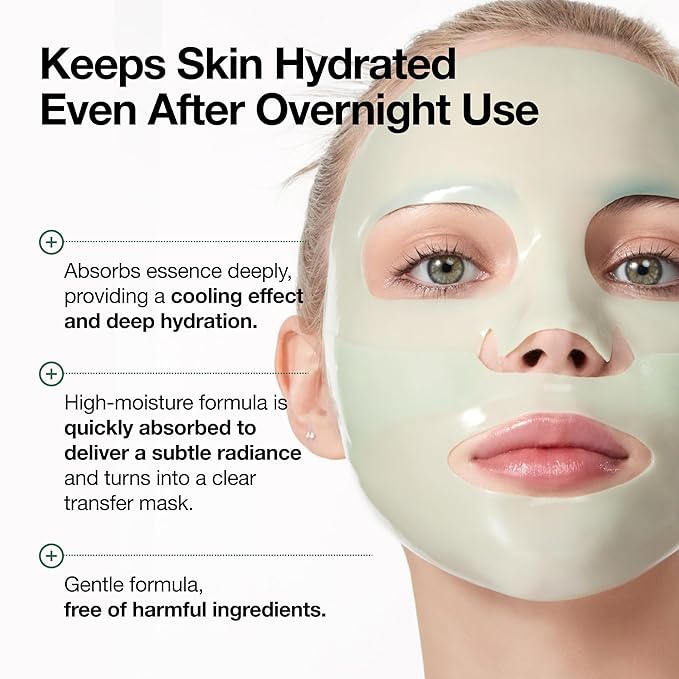 Anua Heartleaf 70 Soothing Collagen Mask, Overnight Face Mask - Image 4