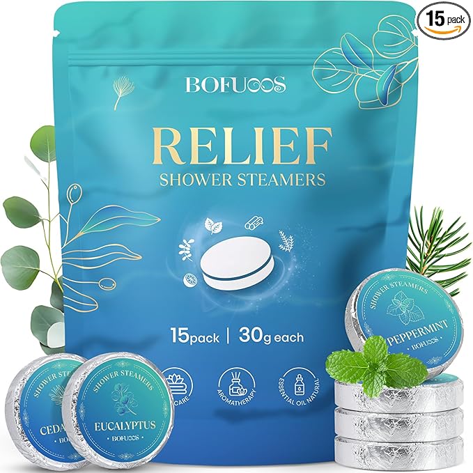 Shower Steamers Aromatherapy, Birthday Gifts by BofuoosBathSpa