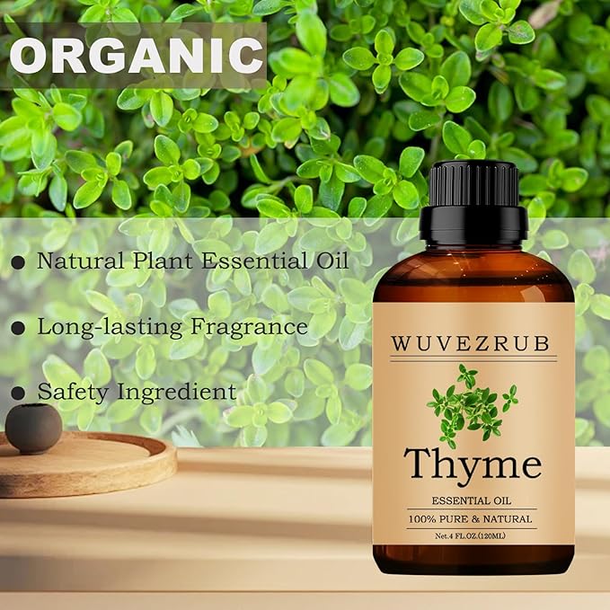 Thyme Essential Oils, 120ML Pure and Natural Essential Oil - Image 4