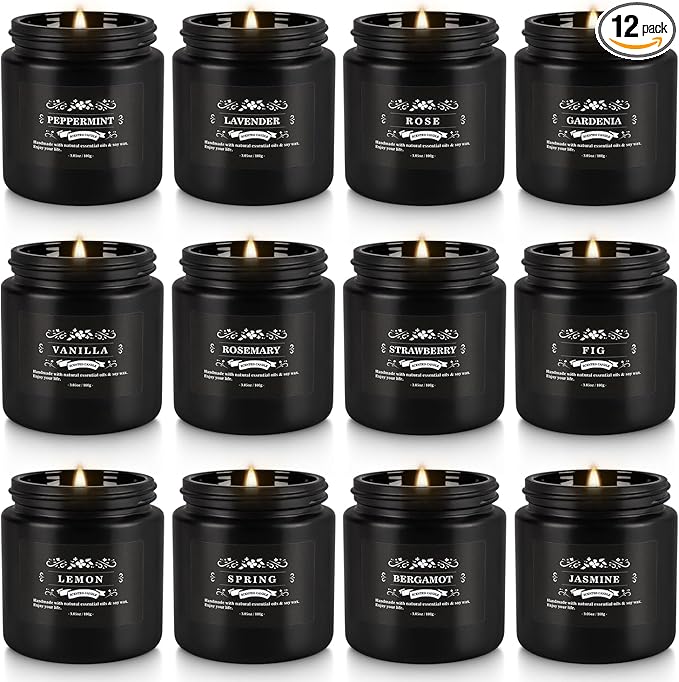 WPONSZU 12 Pcs Halloween Scented Candles by WPONSZU
