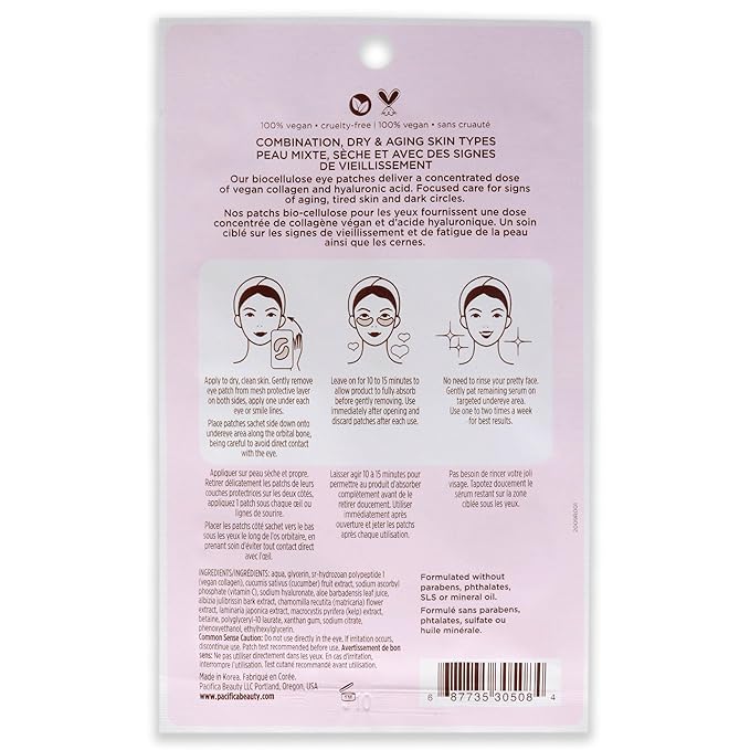 Pacifica Vegan Collagen Undereye & Smile Line Patches – Hydrating - Image 12