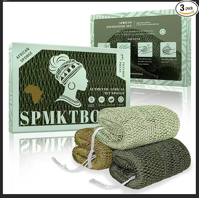 SPMKTBOZAI African Net Sponge Authentic by SPMKTBOZAI