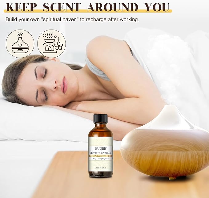 EUQEE 60ML Lily of The Valley Fragrance Oil Premium Essential Oil - Image 5
