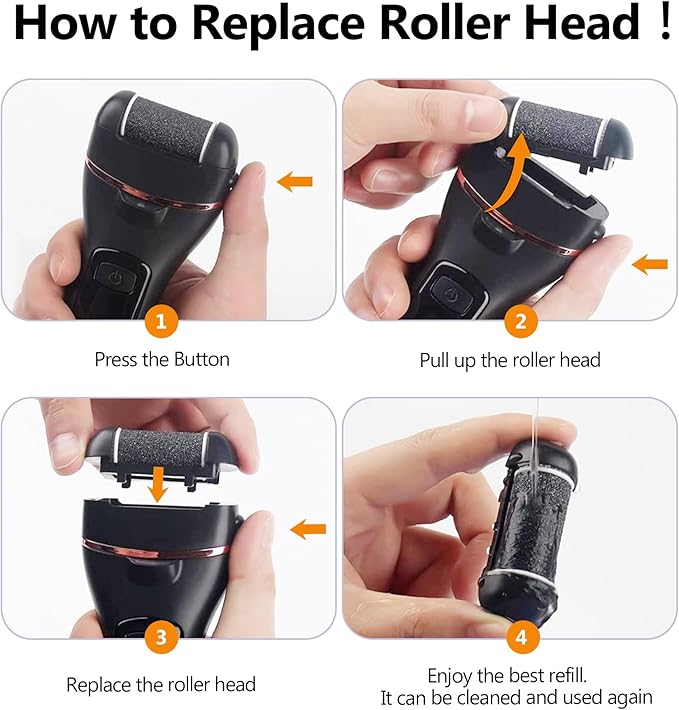 6 Pack Replacement Roller Refill Heads - Image 7