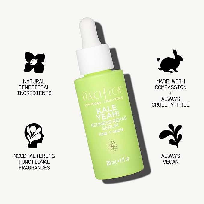 Pacifica Kale Yeah! Redness Rehab Serum – Niacinamide & Super Greens Face Serum - Image 9