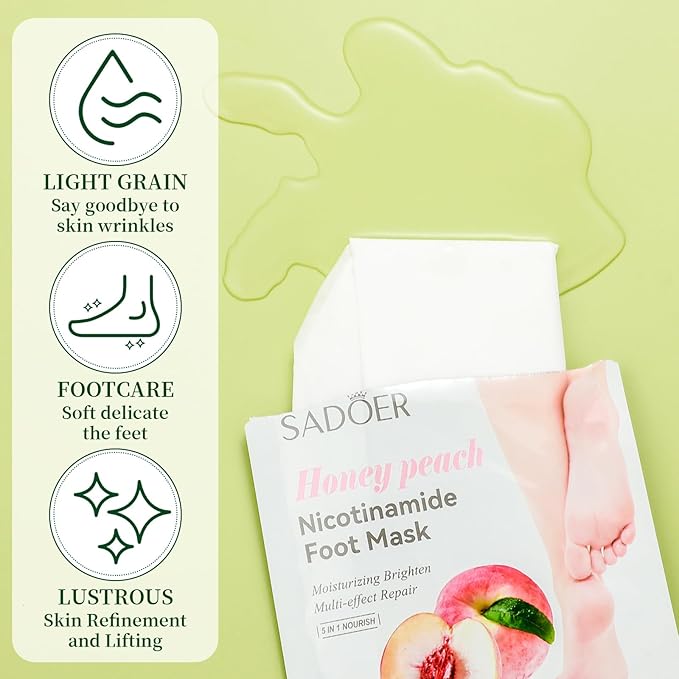 24 Pcs Fruits Beauty Hand Foot Mask Bulk Hydrating Hand Foot Moisturizing - Image 4