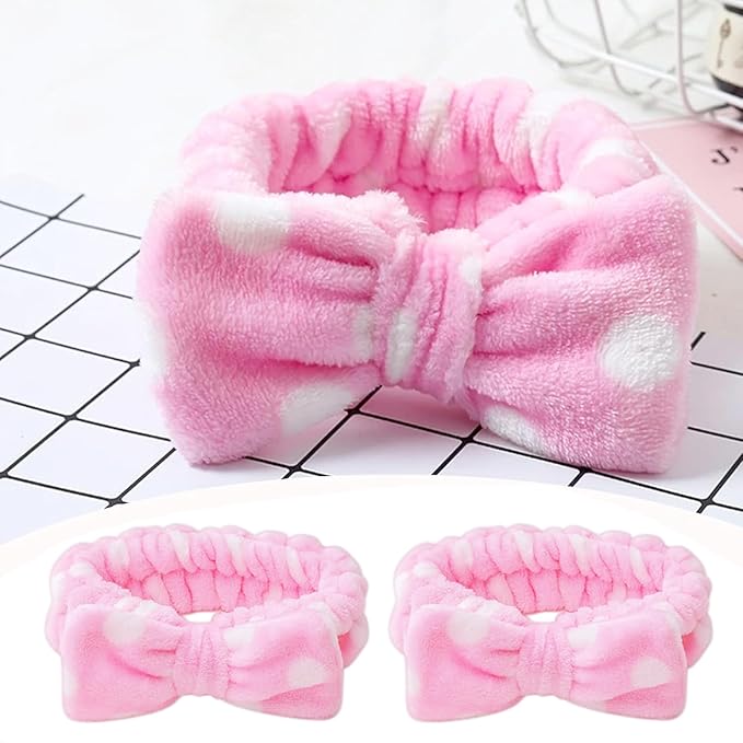 25 Pcs Pink Spa Headband Bulk Set - Image 3