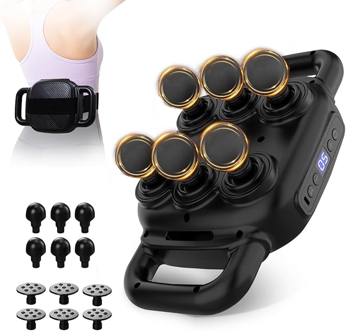 6 Head Massage Gun by GAXEZO
