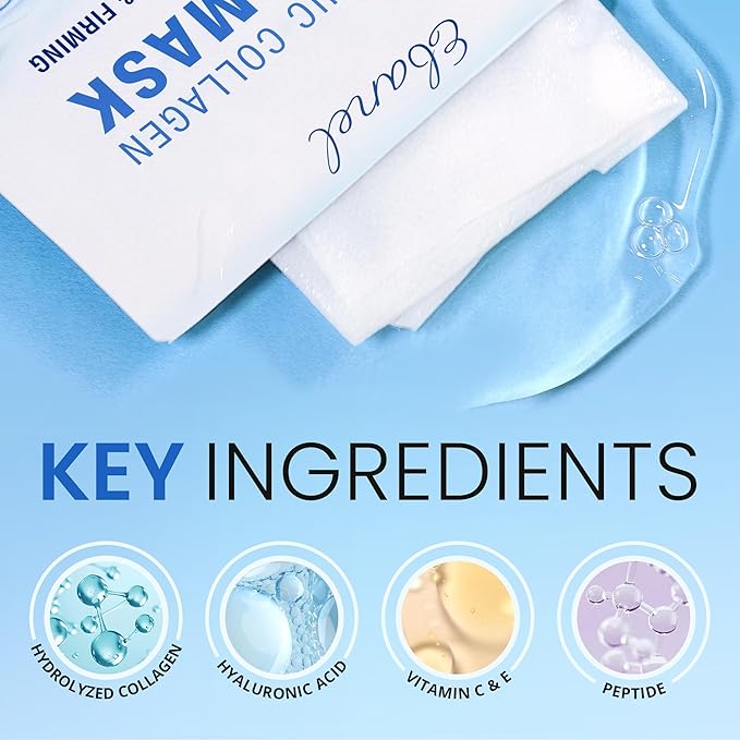Ebanel 20 Pack Collagen Face Mask - Image 3