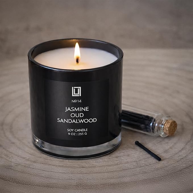 Lulu Candles | Lemon & Vanilla Bean | Luxury Scented Soy Jar Candle | Hand - Image 7