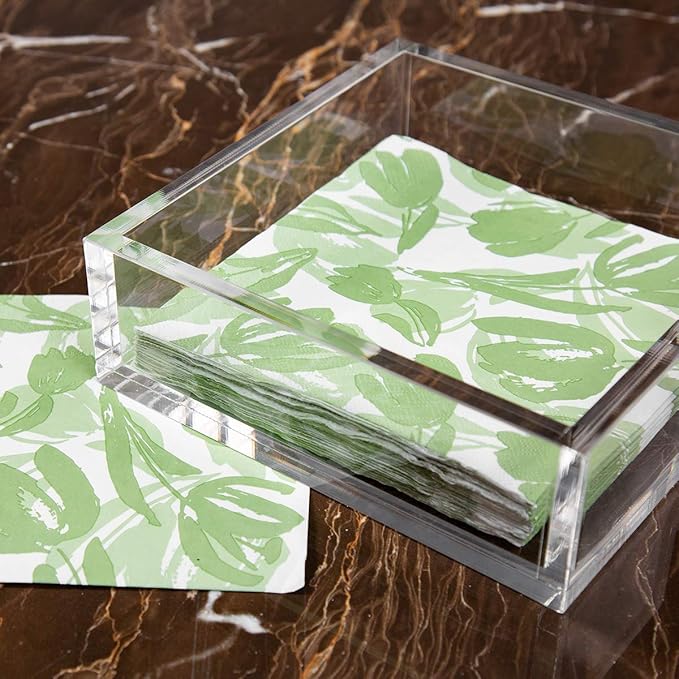 CY craft Acrylic Lunch Napkin Holder, Table Top Decorative Napkin Tray - Image 3