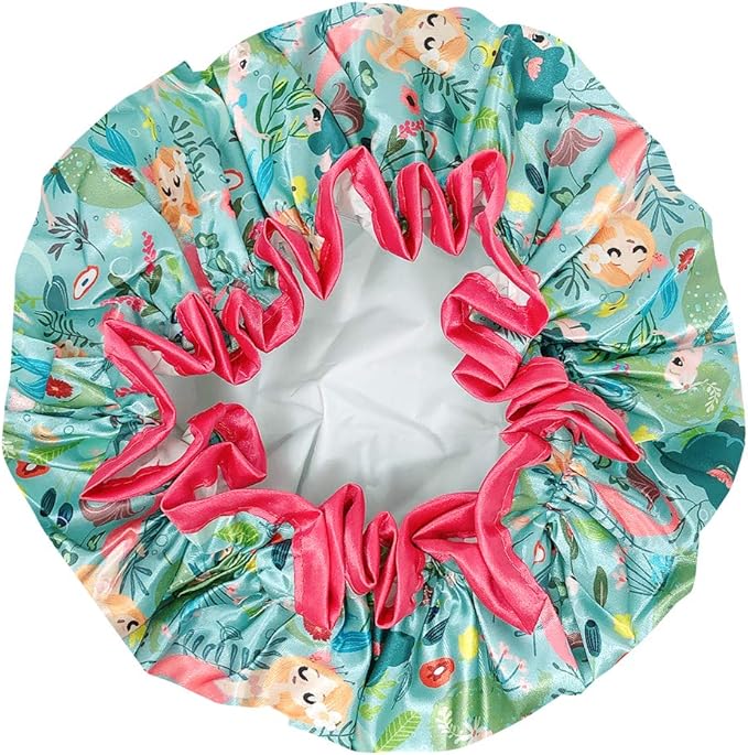 allydrew Reusable Women's Waterproof Shower Caps - Image 2
