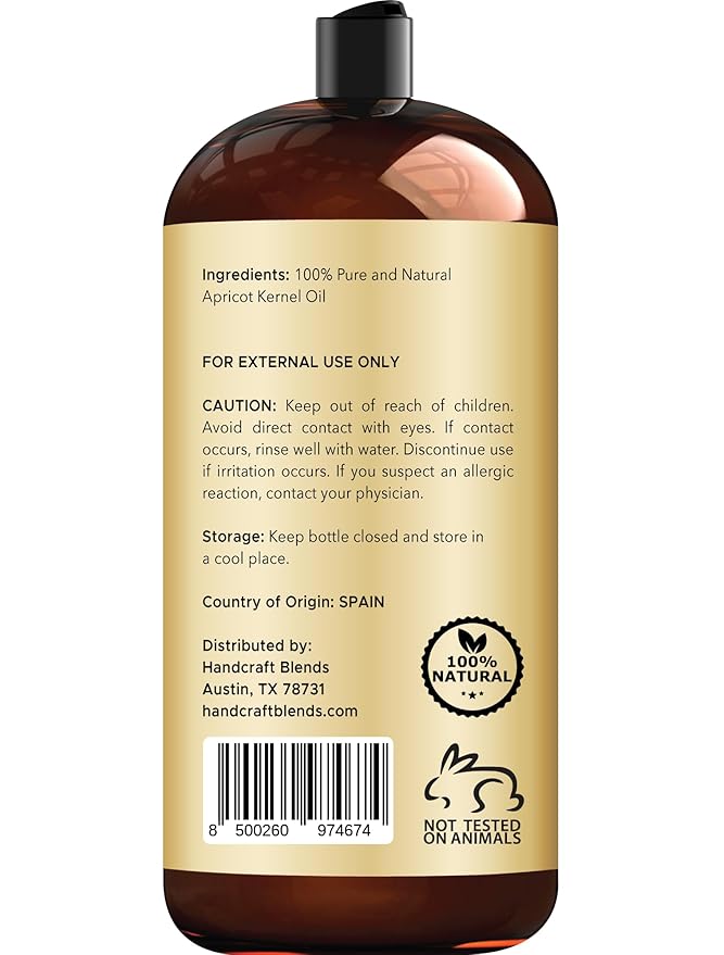 Handcraft Blends Apricot Kernel Oil - Image 2
