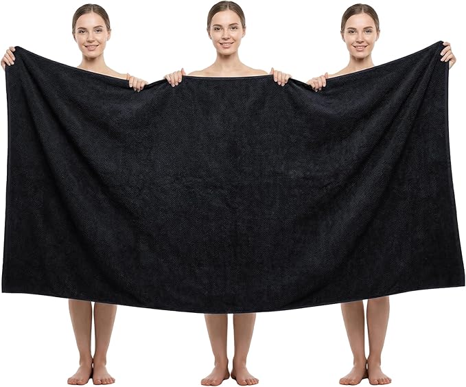 REDKISS Pack of 1 Jumbo Bath Sheet, 40 x 80 Inches Microfiber Oversized Bath by REDKISSOnline