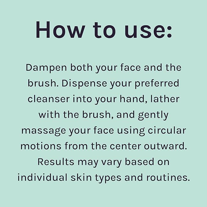 LOLLIPOP Dual-Sided Facial Cleansing Brush | Handle Size Silicone Face - Image 7