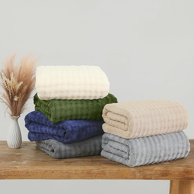 KBY Bath Towels Set 6 Piece 40x80 Inches，2 Extra Large Bath Sheets 2 Hand - Image 9