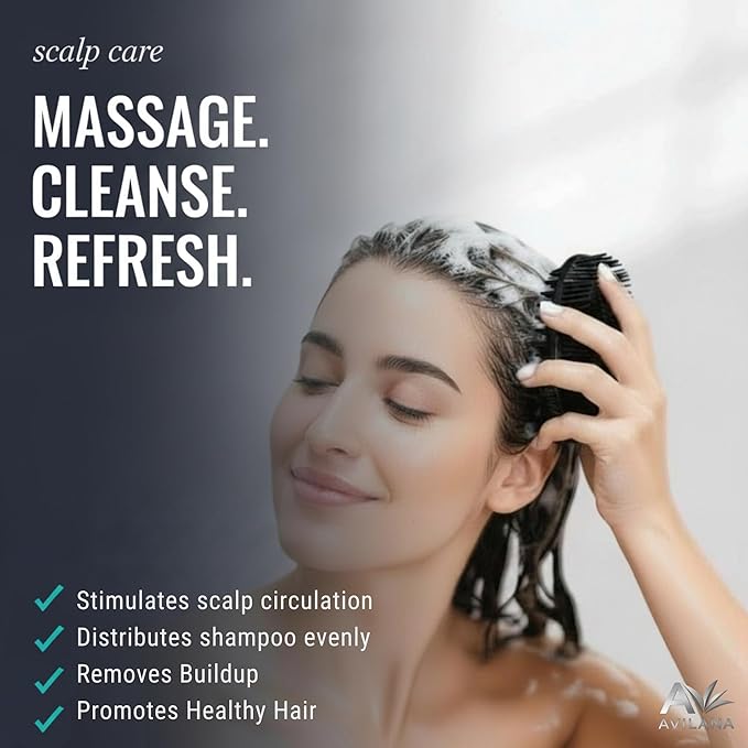 Avilana Premium Scalp Massager Shampoo Brush - Image 5