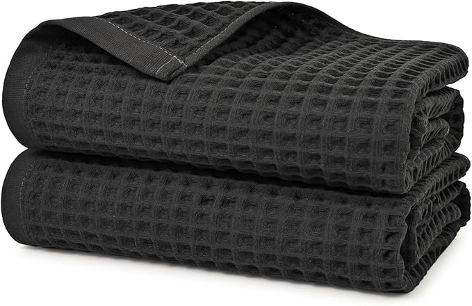 Jacquotha Waffle Bath Towels 2-Piece by Jacquotha