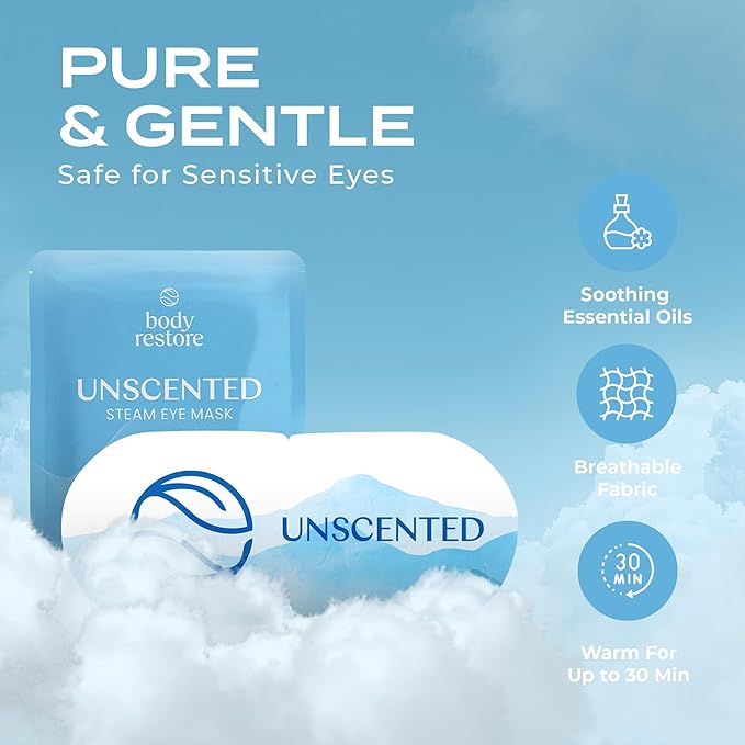 Body Restore Heated Eye Mask for Dry Eyes 5 Pack – Mothers Day Gifts for Mom - Image 4