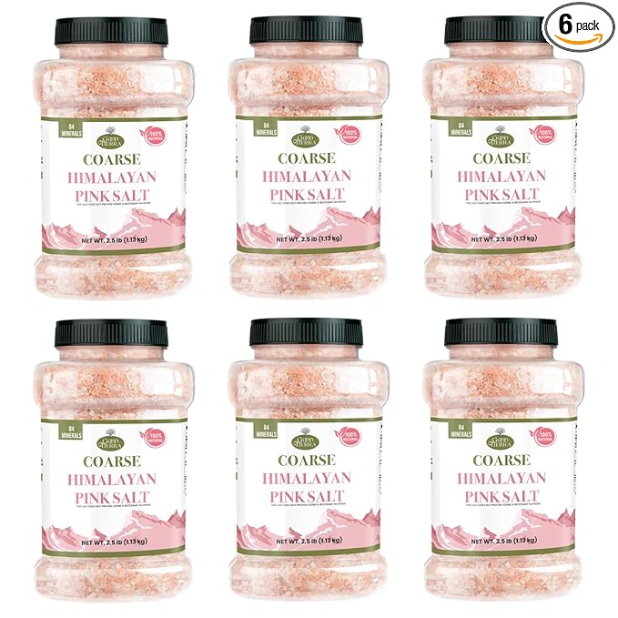Good Tierra Himalayan Pink Salt in Jar by GoodTierra