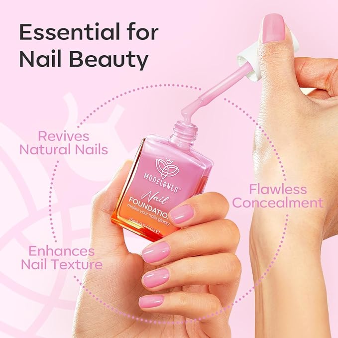 modelones Nail Strengthener Jelly Purple Pink Nail Repair - Image 5