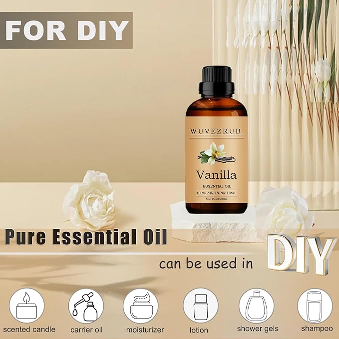 Vanilla Essential Oils, 30ML Pure and Natural Essential Oil - Image 3