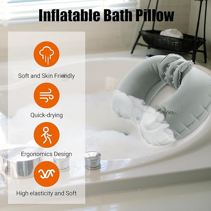 MABOZOO Inflatable Bath Neck Pillows - Image 3