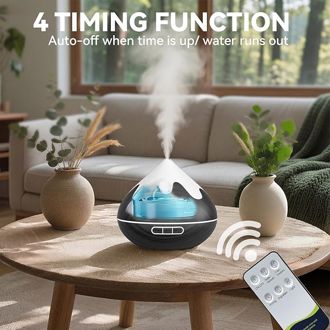 500ML Essential Oil Diffuser, Aromatherapy Diffuser - Image 4