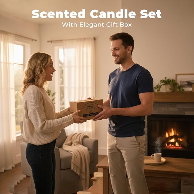 WEMEET Scented Candles Set, 4 Pack Aromatherapy Candle - Image 7