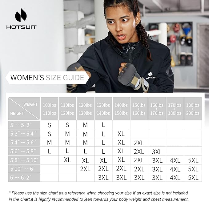 HOTSUIT Sauna Suit Women Machine Washable Sweat Sauna Jacket Pants Anti Rip - Image 5