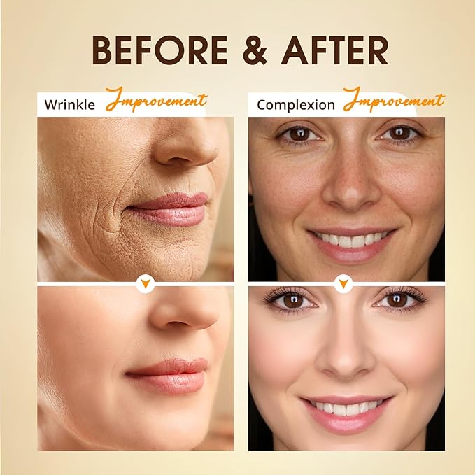 Retinol Collagen Serum for Face: Anti Aging & Anti Wrinkle Repair Peptide Serum - Image 2
