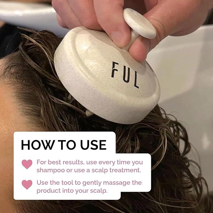 FUL Scalp Massager with Super Soft Silicone Brush - Image 3