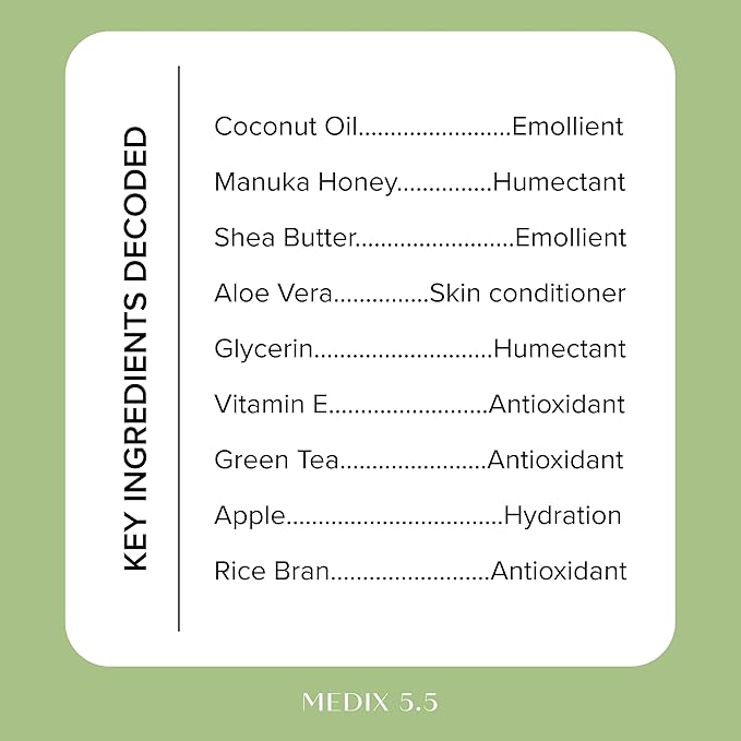 Medix 5.5 Men & Women Coconut Body Lotion + Manuka Honey Cream | Natural - Image 4