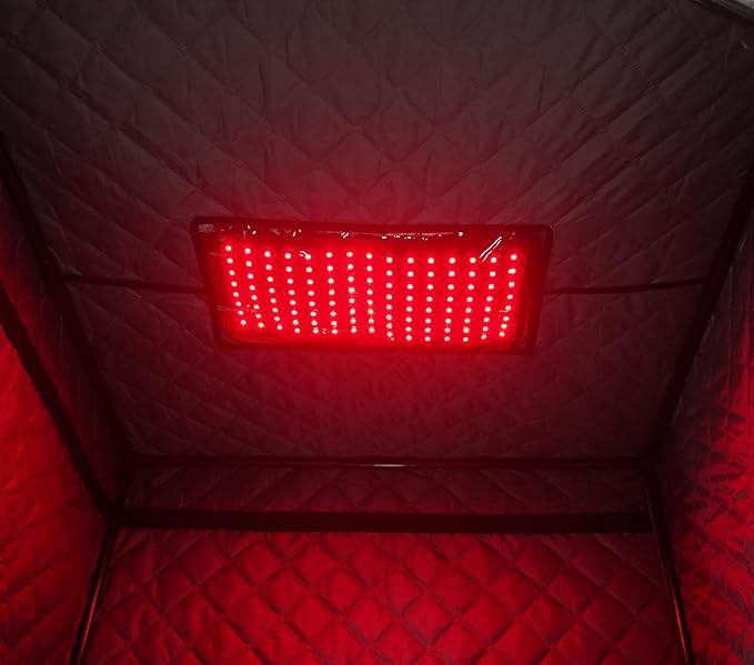 Portable Infrared Sauna for 1 Person, Remote Temperature Control, Heated Foot - Image 8