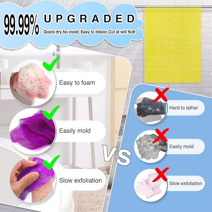 3 Pieces African Net Sponge – Premium African Net Sponge - Image 3