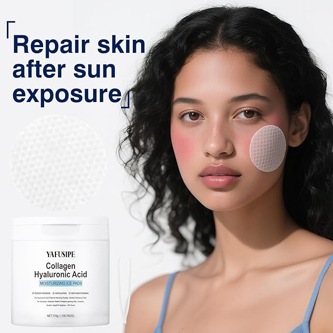 3% Hyaluronic Acid Collagen Peptide Toner Pad, Hyaluronic Acid Toners Facial - Image 5