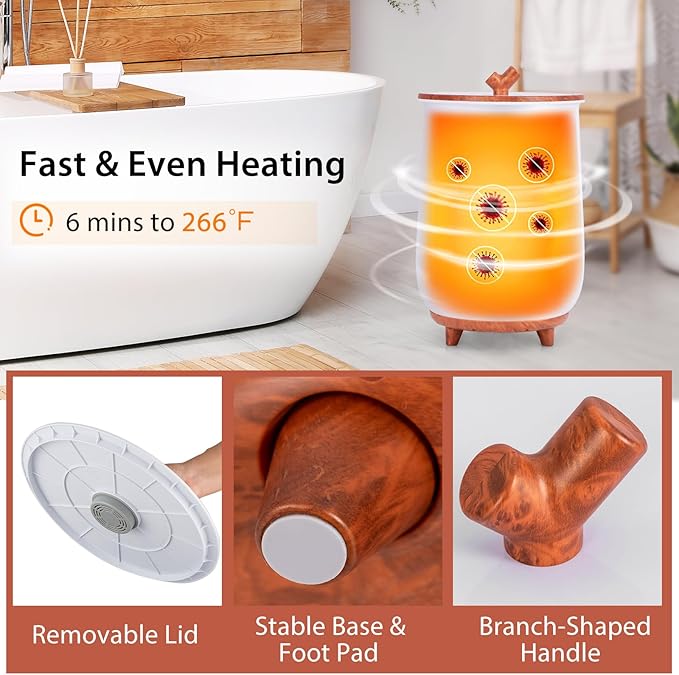 COSTWAY Bucket Style Towel Warmer, 23L Towel Warmer - Image 2