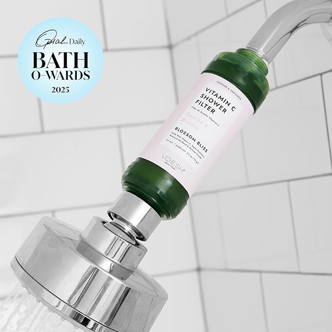 VOESH Vitamin C Shower Filter, Blossom Bliss, Shower Aromatherapy, Water - Image 3