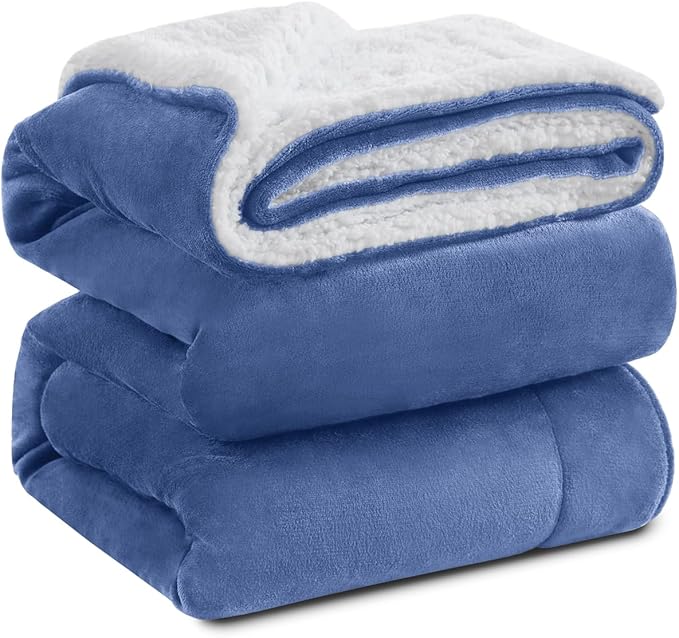 KAWAHOME Sherpa Fleece King Size Blanket by KAWAHOME