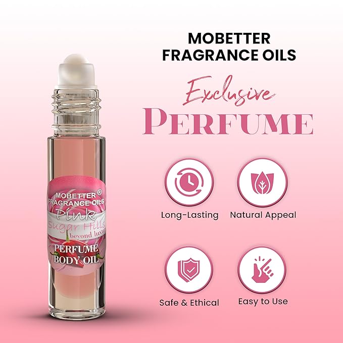 MOBETTER FRAGRANCE OILS Pink Sugar Hills Beyond Luxury Perfume Body Oil - Image 2