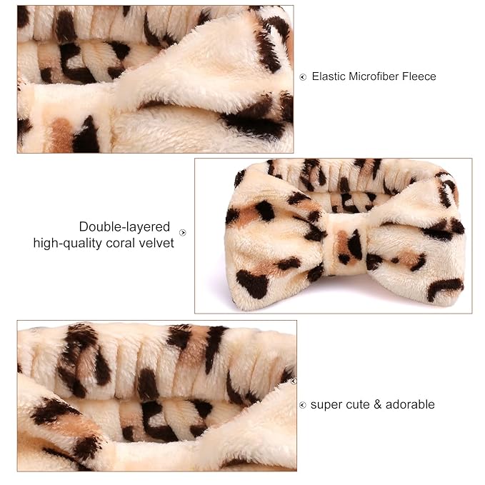 WHAVEL 6 Pack Spa Headband Makeup Headband Face Wash Headbands Make Up Hair - Image 7