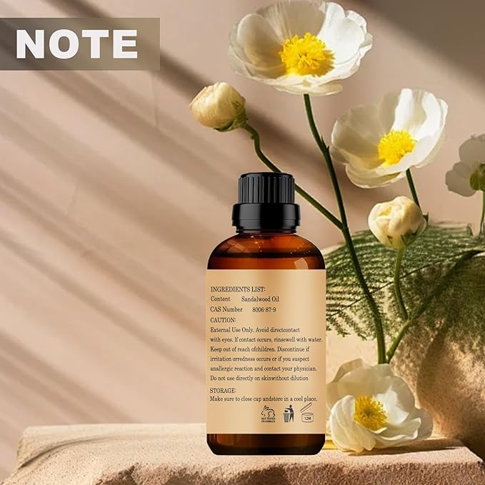 Sandalwood Essential Oils, 60ML Pure and Natural Essential Oil - Image 6
