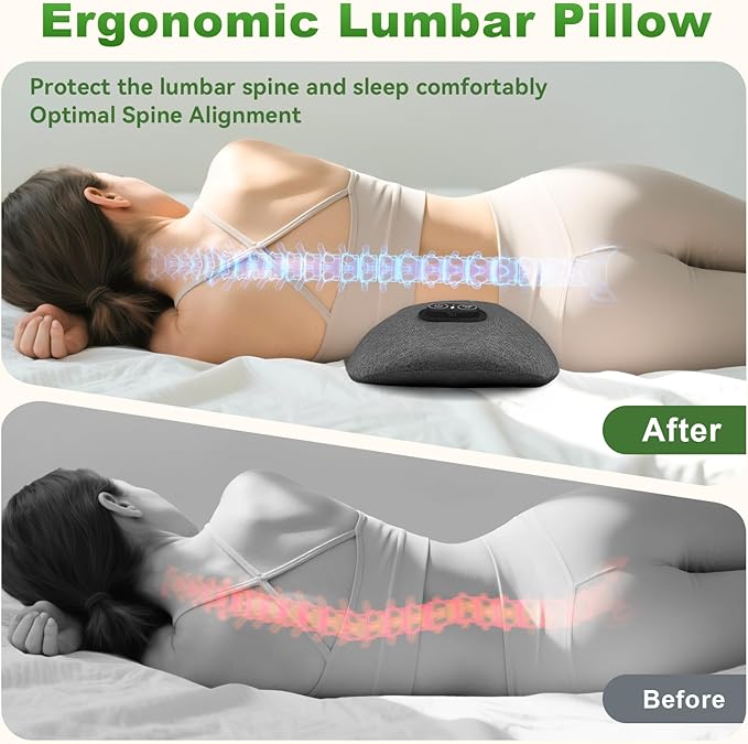 3 in 1 Electric Lumbar Massager Support Pillow - Image 6