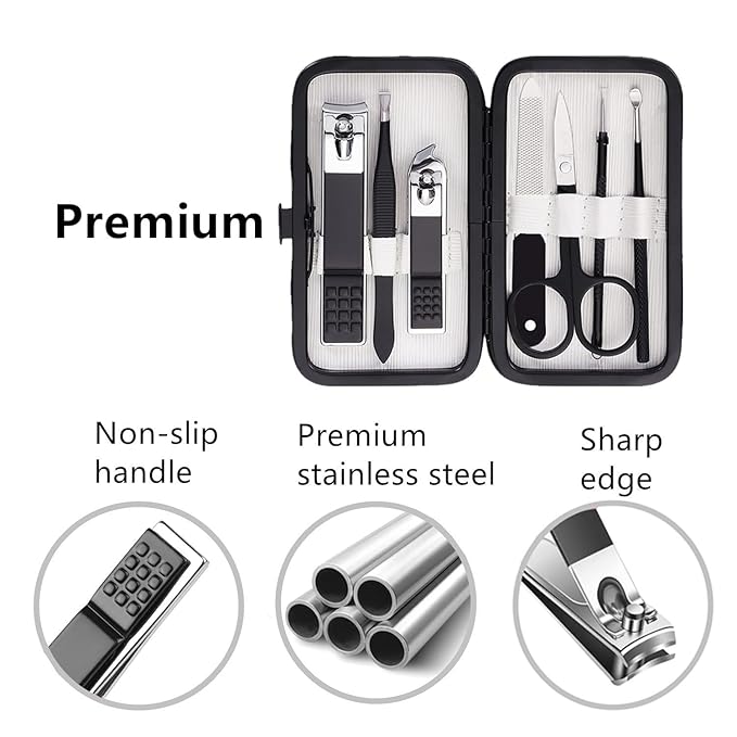 Nail Clipper Kit Nail Care Set for Men Women Nail Clipper Set Manicure Kit - Image 7
