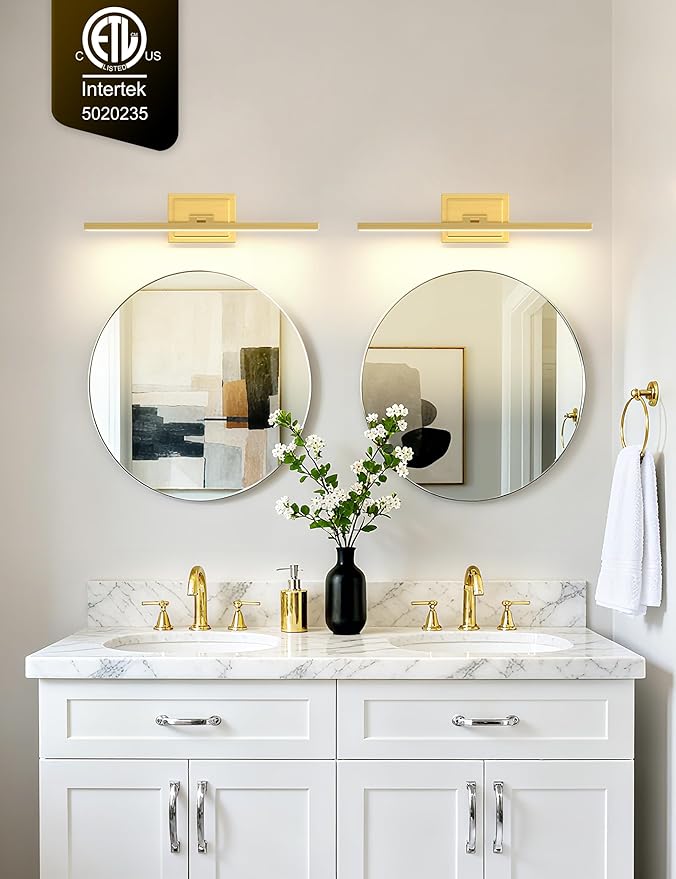 VOLISUN Bathroom Vanity Light 24 inch, 14W Dimmable 5CCT Led Bathroom Light - Image 2