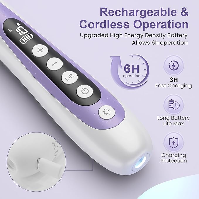 Nail Drill, Electric Nail File & 10-Speed Cordless Nail File, 10 in 1 Kit - Image 3
