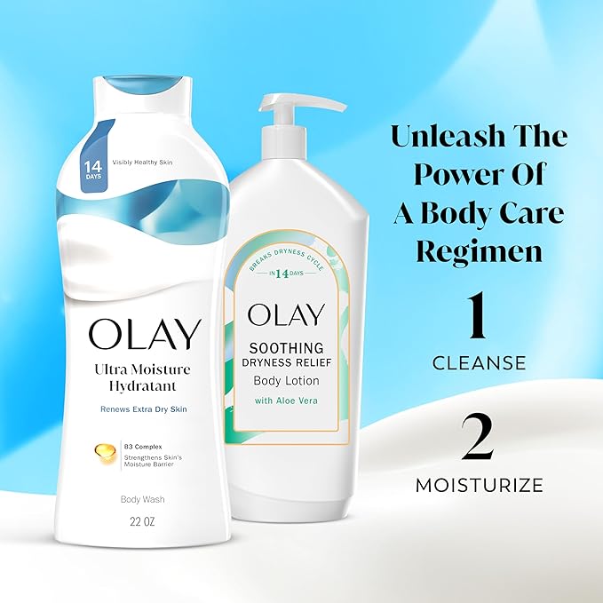Olay Body Wash for Women, Ultra Moisture, For Extra Dry Skin, 24hr Moisturizing - Image 8