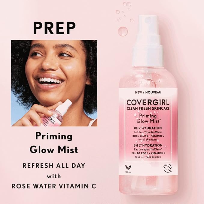 COVERGIRL Clean Fresh Skincare Priming Glow Facial Mist - Image 4